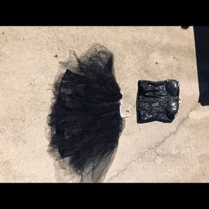 Costume corset and tutu